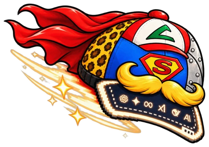 The Meta Cap flying with its cape out